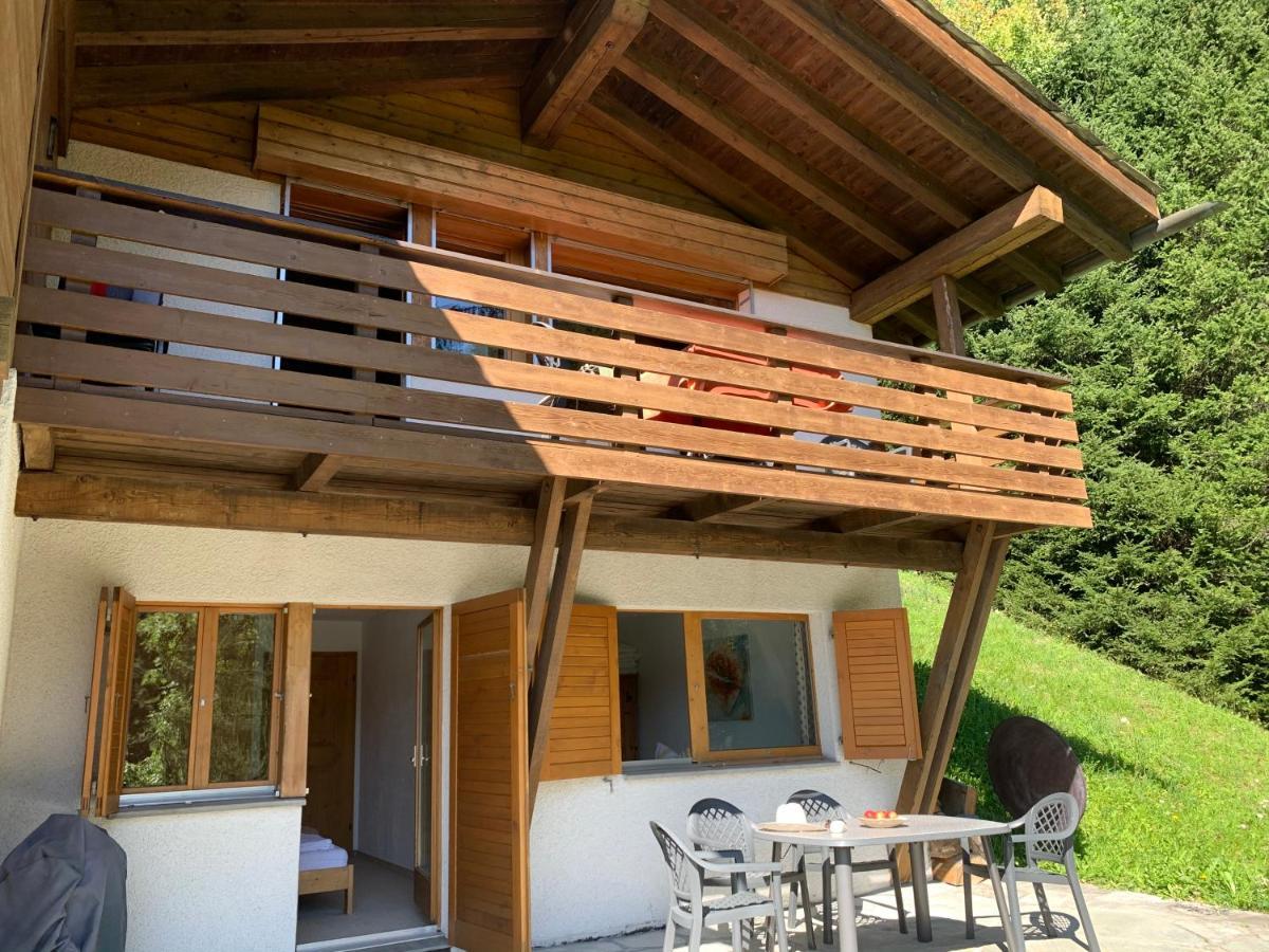 Ferienwohnung Laax Mit Traumblick, Grossem Balkon Und Terrasse Exteriér fotografie