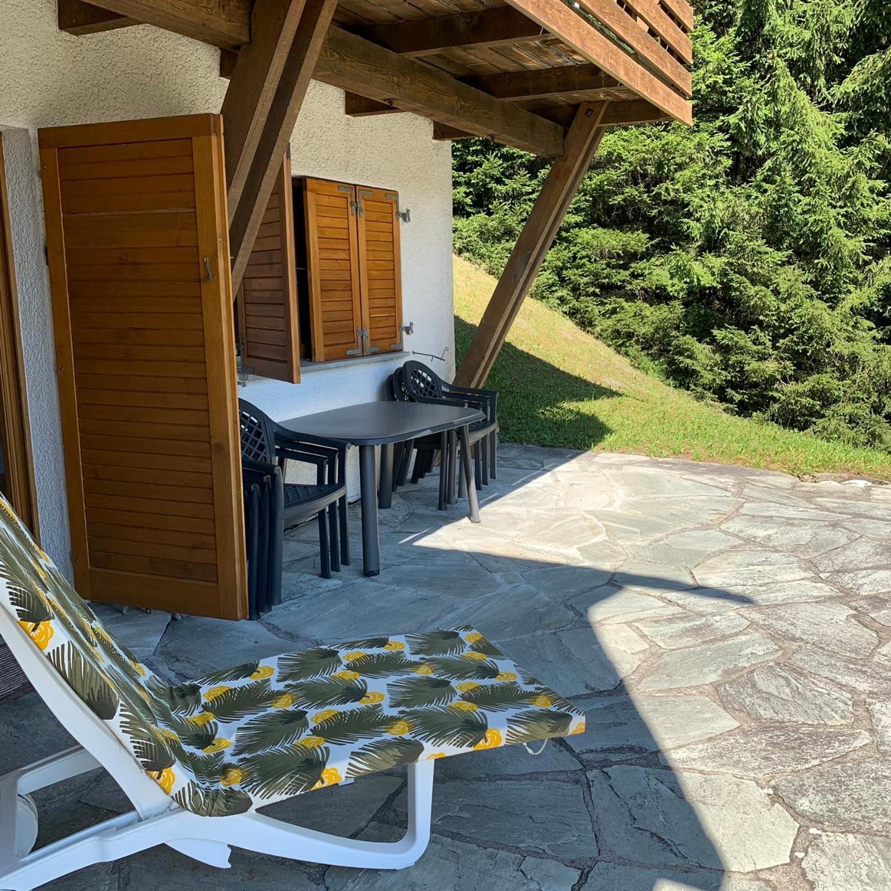 Ferienwohnung Laax Mit Traumblick, Grossem Balkon Und Terrasse Exteriér fotografie