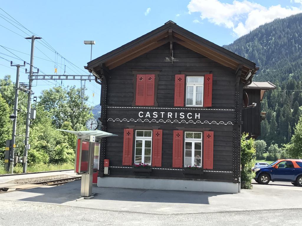 Ferienwohnung Laax Mit Traumblick, Grossem Balkon Und Terrasse Exteriér fotografie