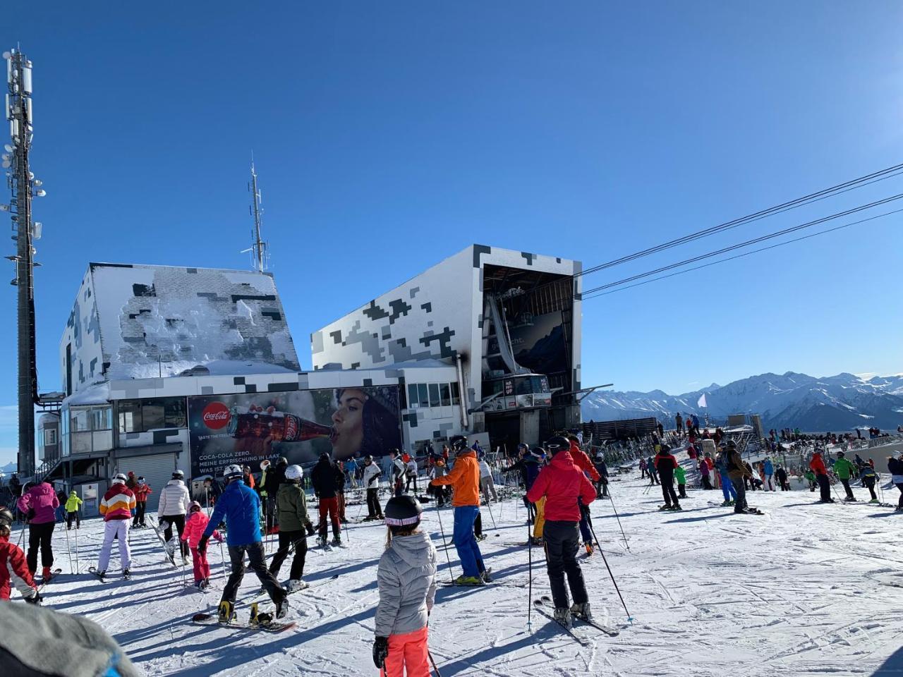 Ferienwohnung Laax Mit Traumblick, Grossem Balkon Und Terrasse Exteriér fotografie