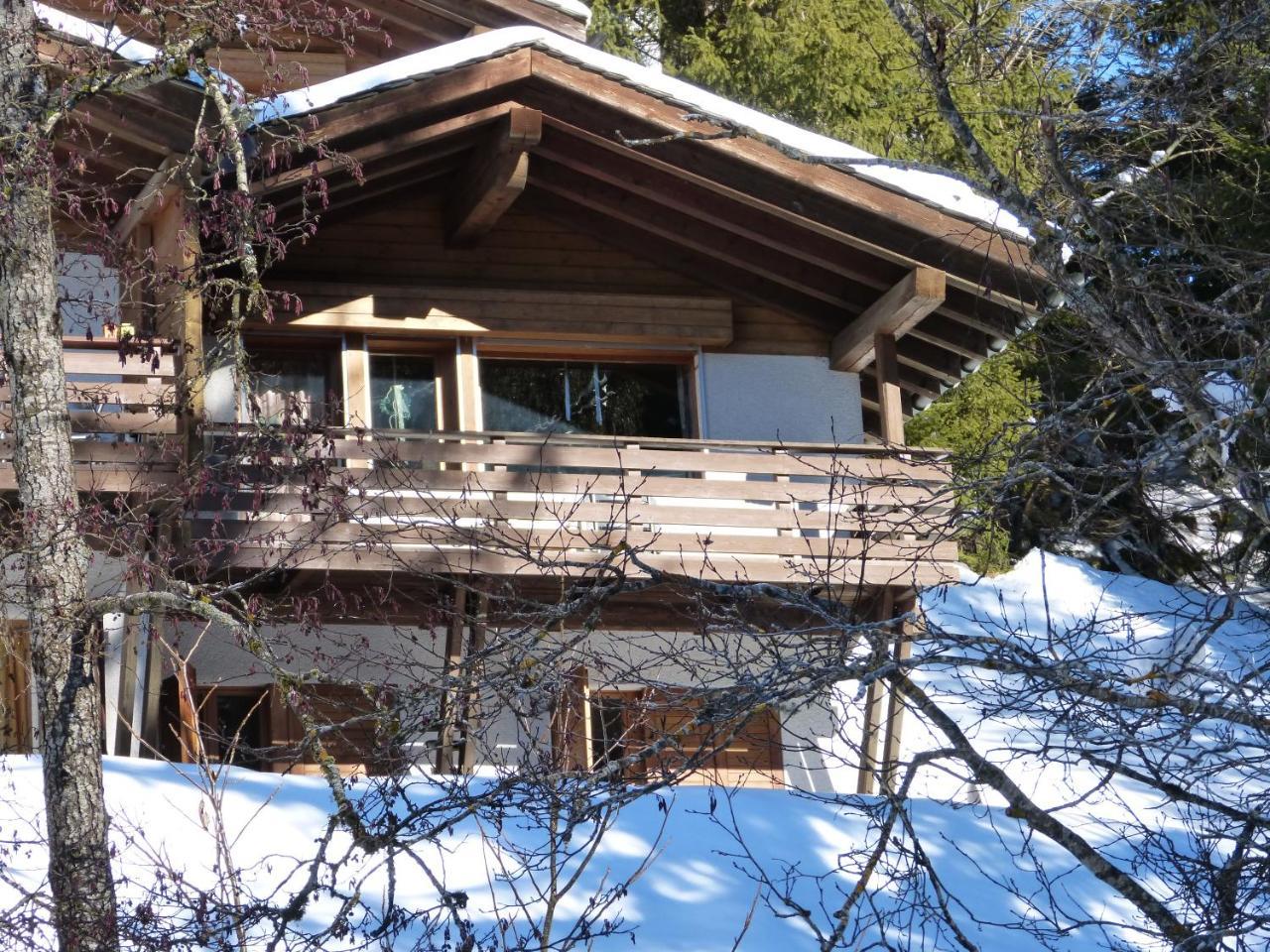 Ferienwohnung Laax Mit Traumblick, Grossem Balkon Und Terrasse Exteriér fotografie