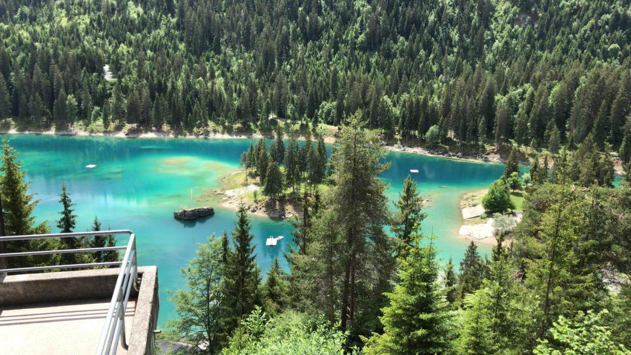Ferienwohnung Laax Mit Traumblick, Grossem Balkon Und Terrasse Exteriér fotografie